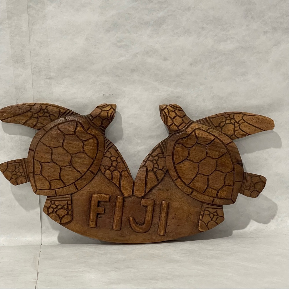 Fiji Wooden Turtle Wall Decor